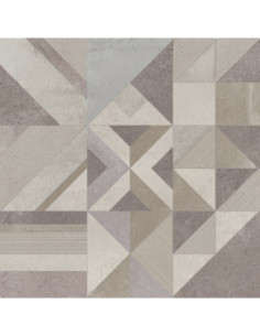 RESINA 75X75 decoro FORME MIX RETTIFICATO | Bagno di Stile