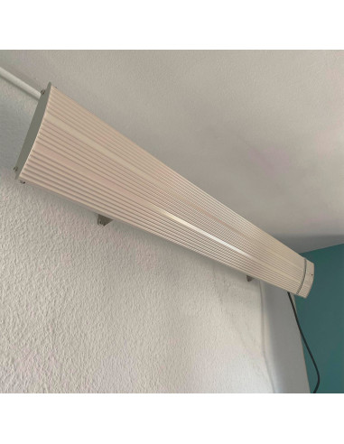 Radiatore a Infrarossi Da Parete Sined Calorebianco2400 Eleganza e Comfort Per Interni Ed Esterni