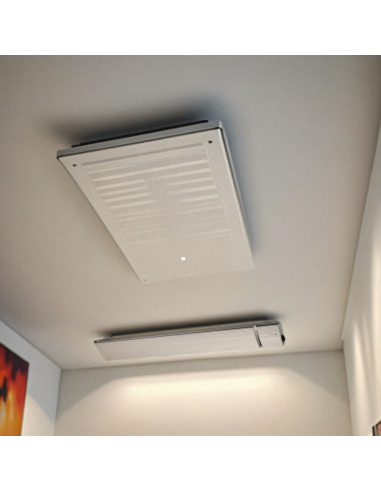 Radiatore a Infrarossi Da Parete Sined Calorebianco2400 Eleganza e Comfort Per Interni Ed Esterni