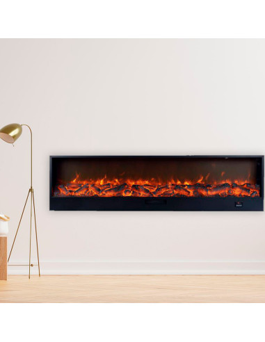 Caminetto Elettrico Vesuvio 200 Cm Eleganza e Calore Per Il Tuo Spazio