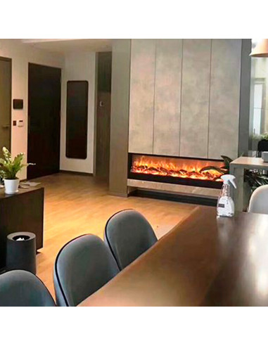 Caminetto Elettrico Vesuvio 200 Cm Eleganza e Calore Per Il Tuo Spazio