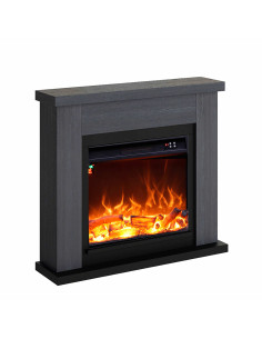 Caminetto Da Terra Grigio Scuro Eleganza e Calore Per Ogni Ambiente 2