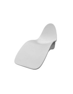 Chaise Longue Bianca In Vetroresina Sined Comfort e Design Per Interni Ed Esterni
