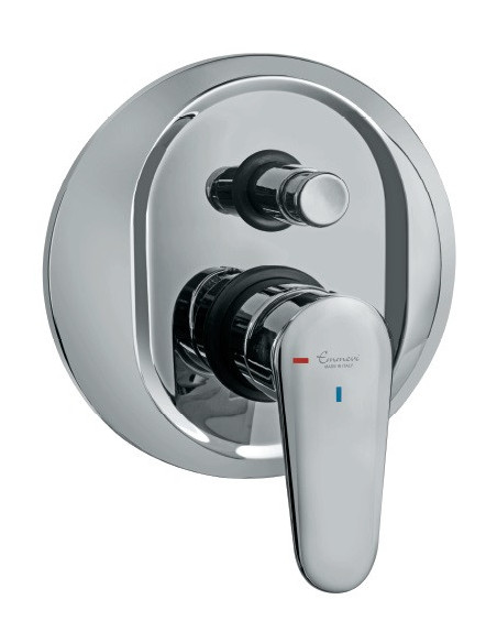 MISCELATORE INCASSO DOCCIA C/Deviatore CROMO BETA NEW | Bagno di Stile