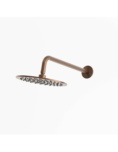 Kit Soffione Inox 30cm Parete Oro Rosa Eleganza e Durabilita
