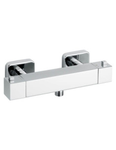 MISCELATORE TERMOSTATICO ESTERNO QUADRO GEA Cromo | Bagno di Stile