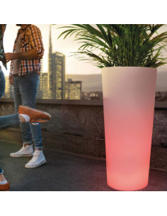 Vaso Luminoso Tondo 102 cm: Eleganza e Resistenza per il Tuo Spazio 2