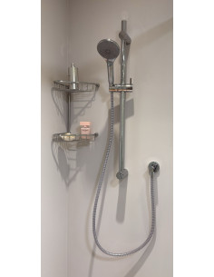 SALISCENDI SYNCRONIA/2 BIFLEX A00521 CM. 150 CROMO | Bagno di Stile