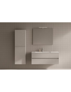 COMPOSIZIONE TRIS CM 105 CON COLONNA SX TOP CERAMICA FINITURA MATER...